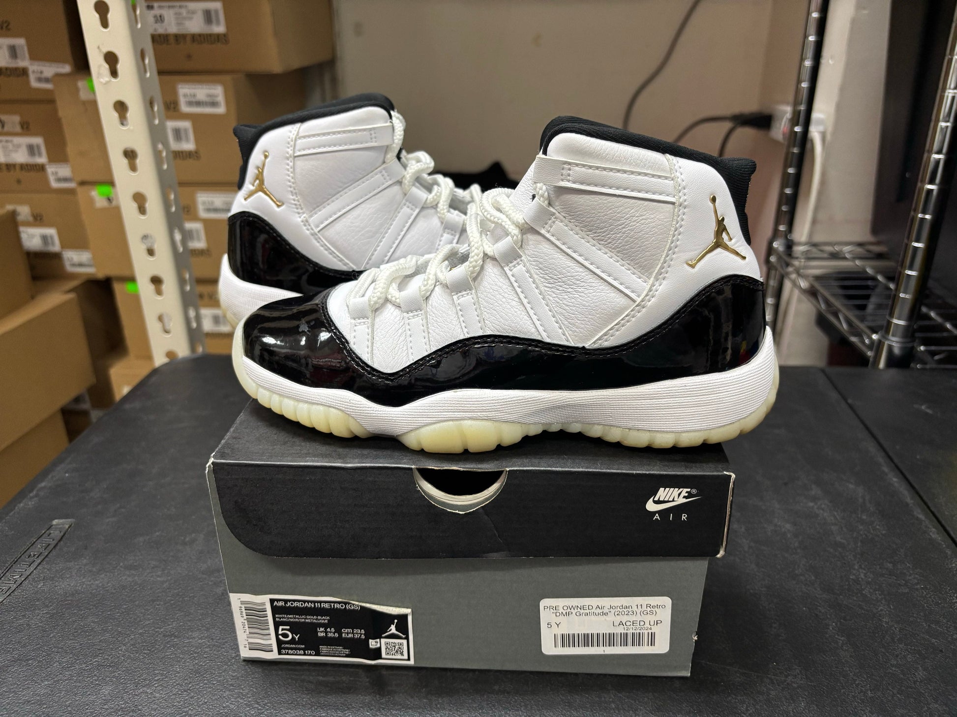 PRE OWNED Air Jordan 11 Retro "DMP Gratitude" (2023) (GS)