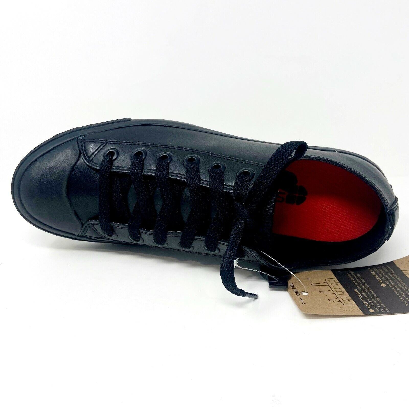 Shoes For Crews Delray Black Slip Resistant Mens Size 7 Work Crew Shoes 38649