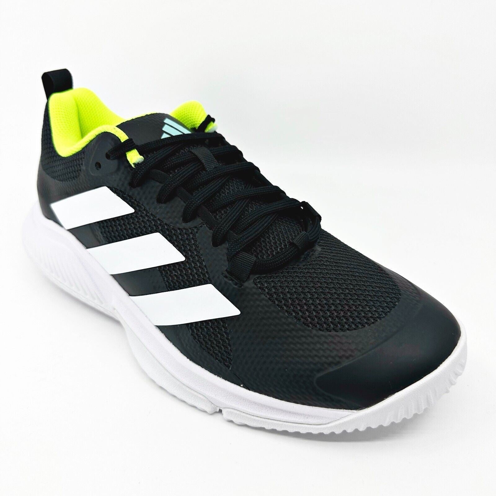 Adidas Court Team Bounce 2.0 Black White Womens Indoor Volleyball Shoes HP3342