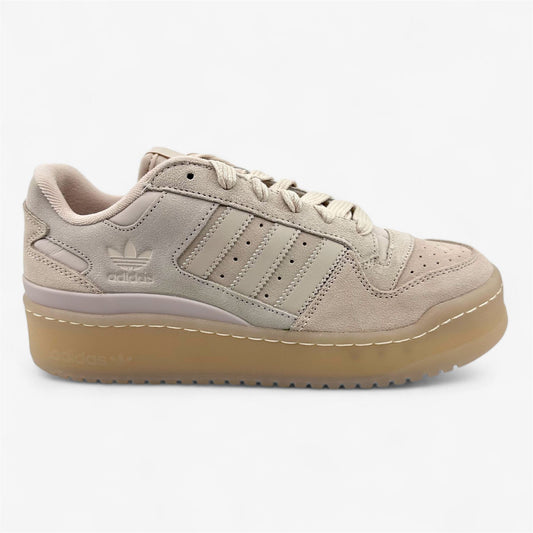 Adidas Forum Bold Stripes Putty Mauve Cream White Womens Athletic Sneaker