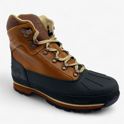 Timberland Euro Hiker Burnt Orange Navy Mens Boot Waterproof Combat
