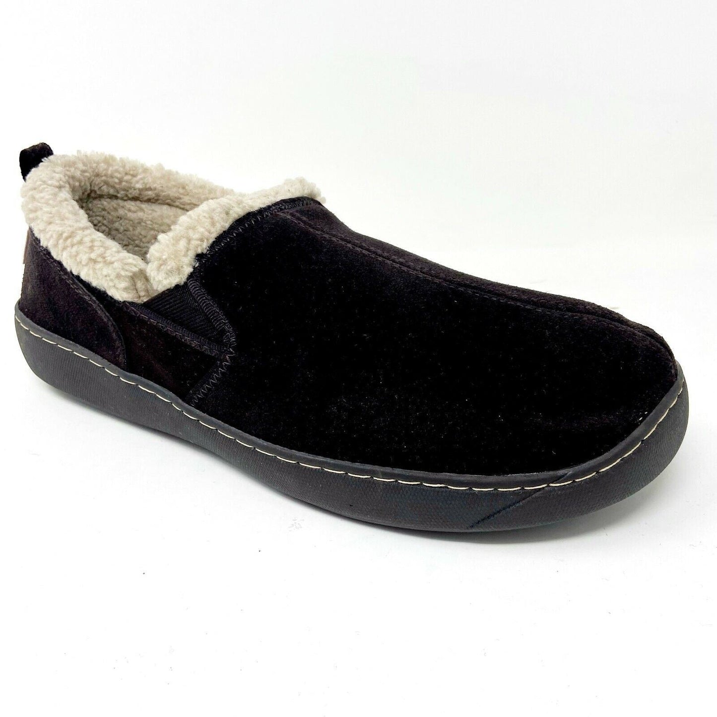 Tamarac Prescott Rootbeer Cowhide Mens Slip On Comfort Slippers