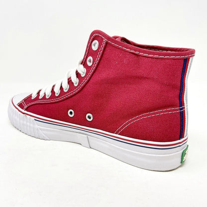 PF Flyers Center Hi Reiss FRC Red White Womens Retro Sneakers MC1001RD