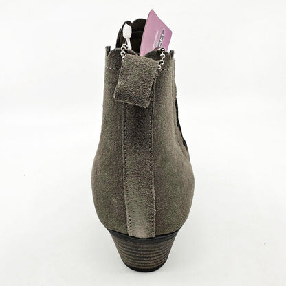 Skechers Lasso Diver Taupe Womens Size 7 Memory Foam Ankle Bootie
