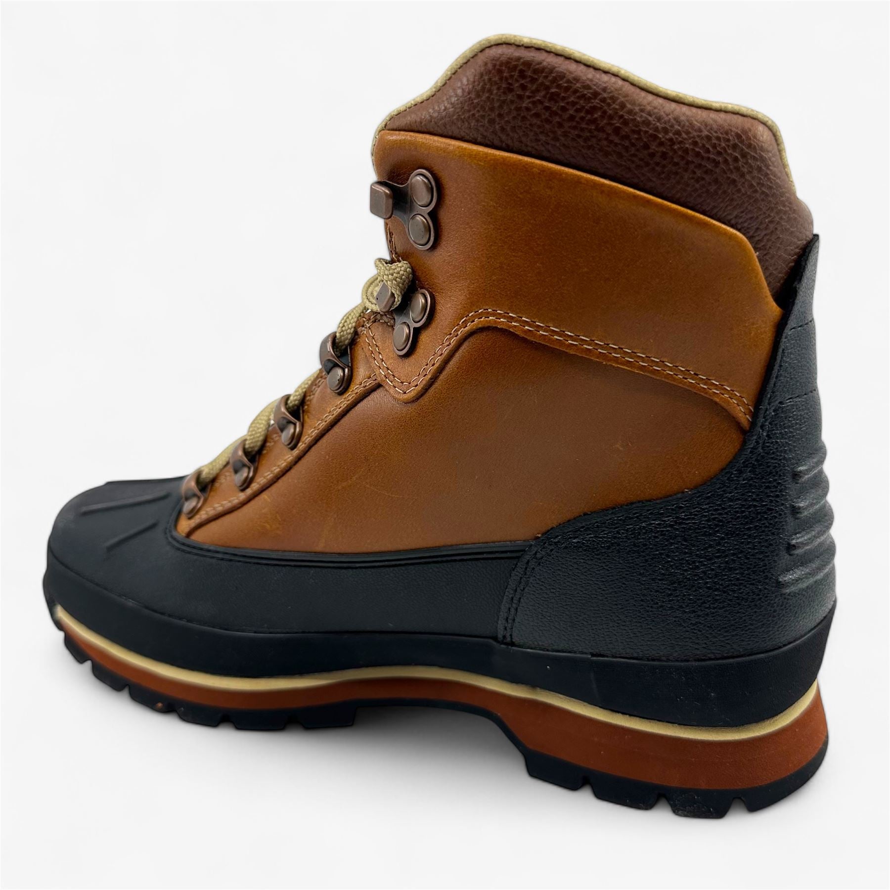 Timberland Euro Hiker Burnt Orange Navy Mens Boot Waterproof Combat