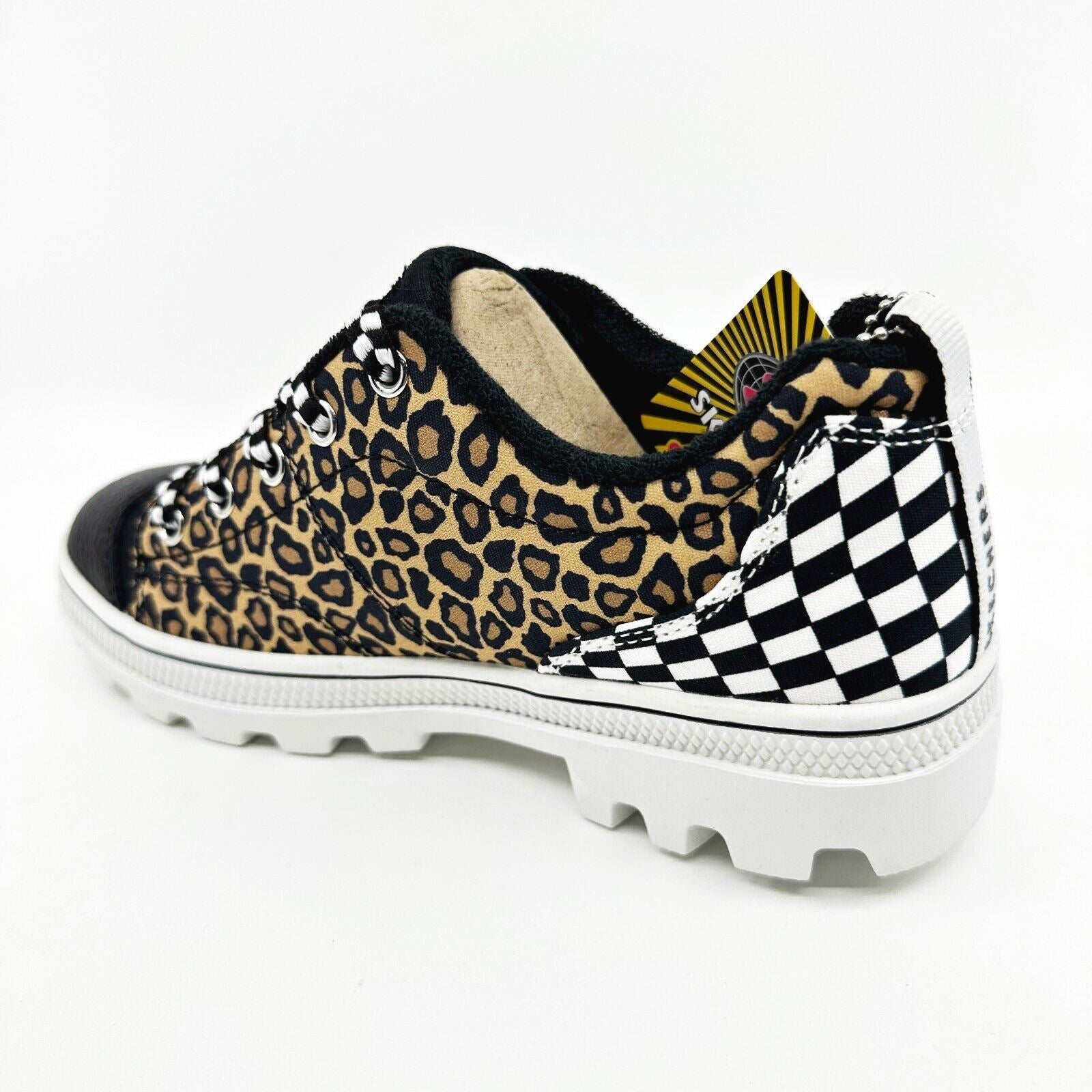 Skechers Roadies Pattern Player Leopard Womens Size 5 Comfort Slip On Shoes