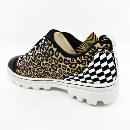 Skechers Roadies Pattern Player Leopard Womens Size 5 Comfort Slip On Shoes