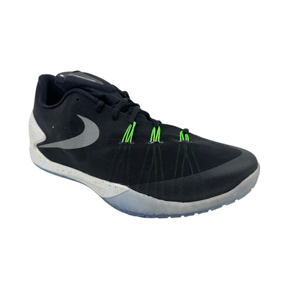 Nike Hyperchase Premium Black Metallic Silver White Mens Size 13 Sneaker