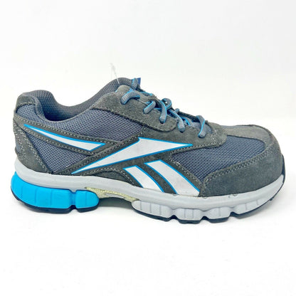 Reebok Work Ketia Grey Blue Oxford Womens Composite Toe Sneakers RB446