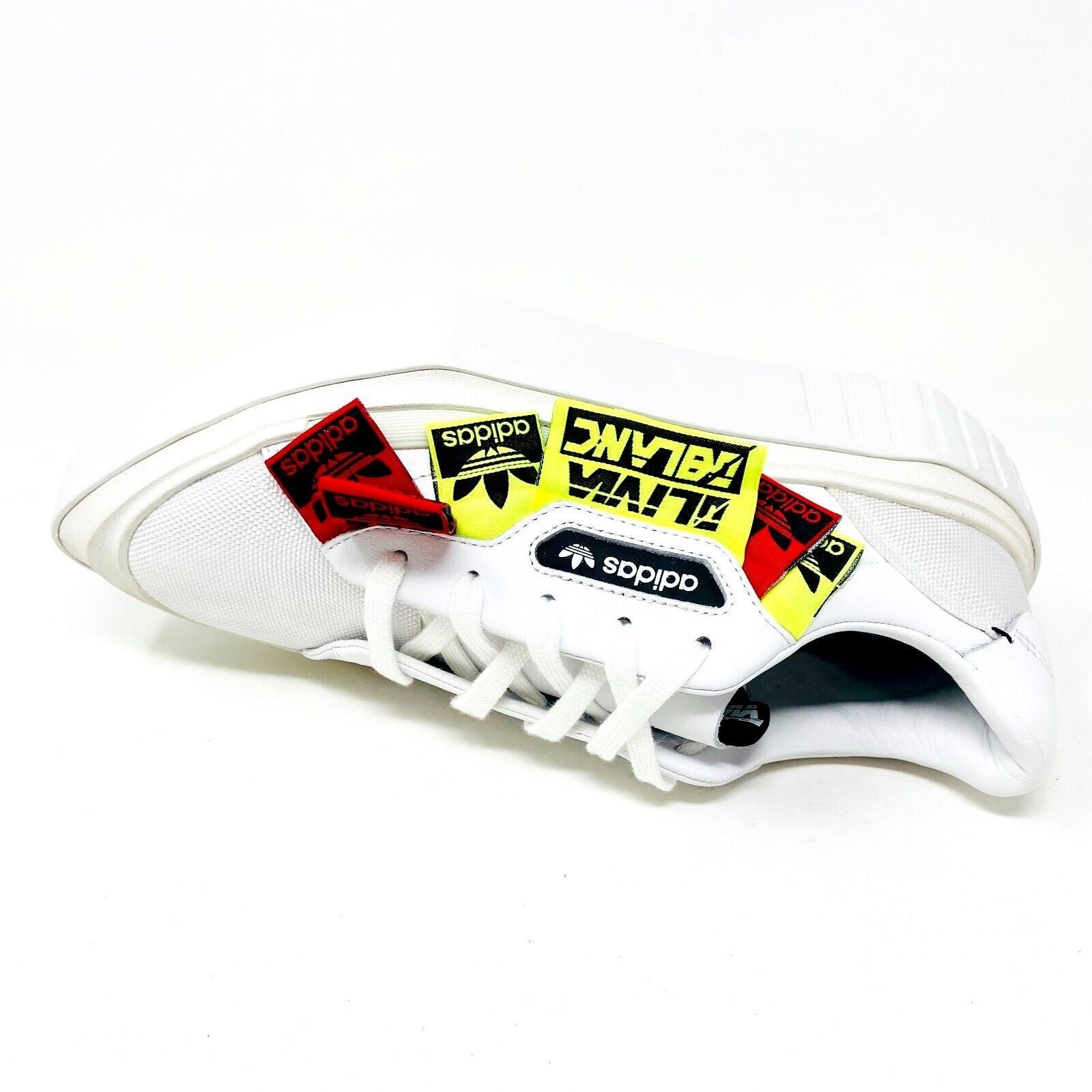 Adidas Hypersleek Olivia LeBlanc White Womens Size 4.5 Platform Sneakers EF6956