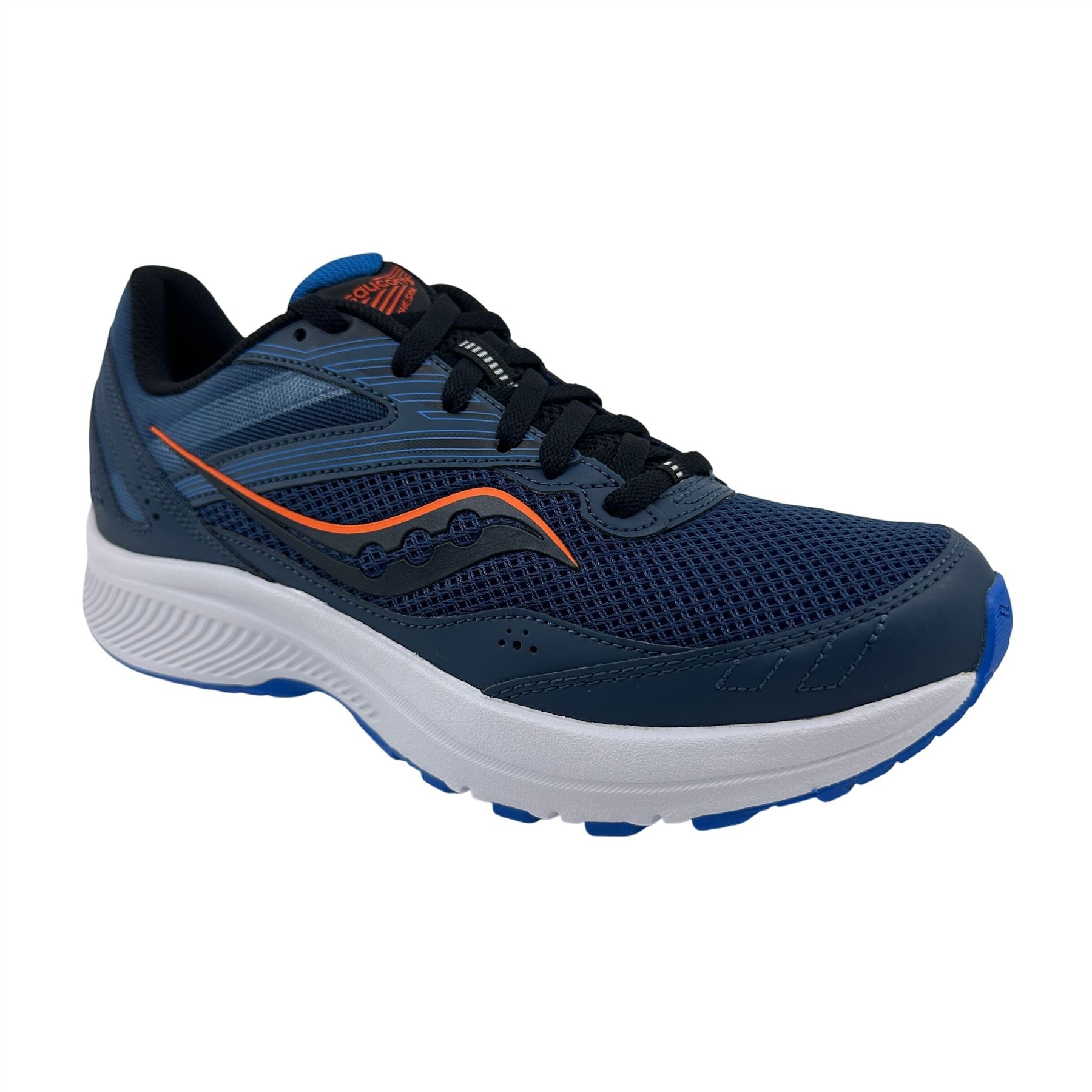 Saucony Cohesion 15 Space Blue Fire Mens Athletic Sneaker