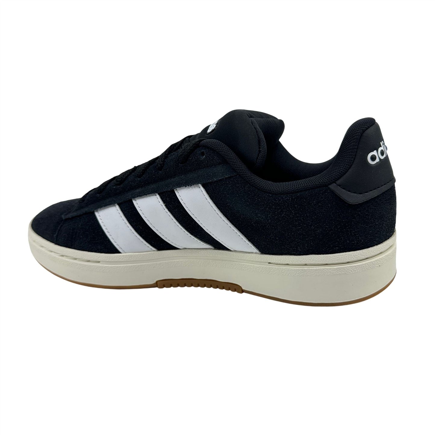 Adidas Grand Court Alpha 00s Black White Gum Mens Athletic Sneaker
