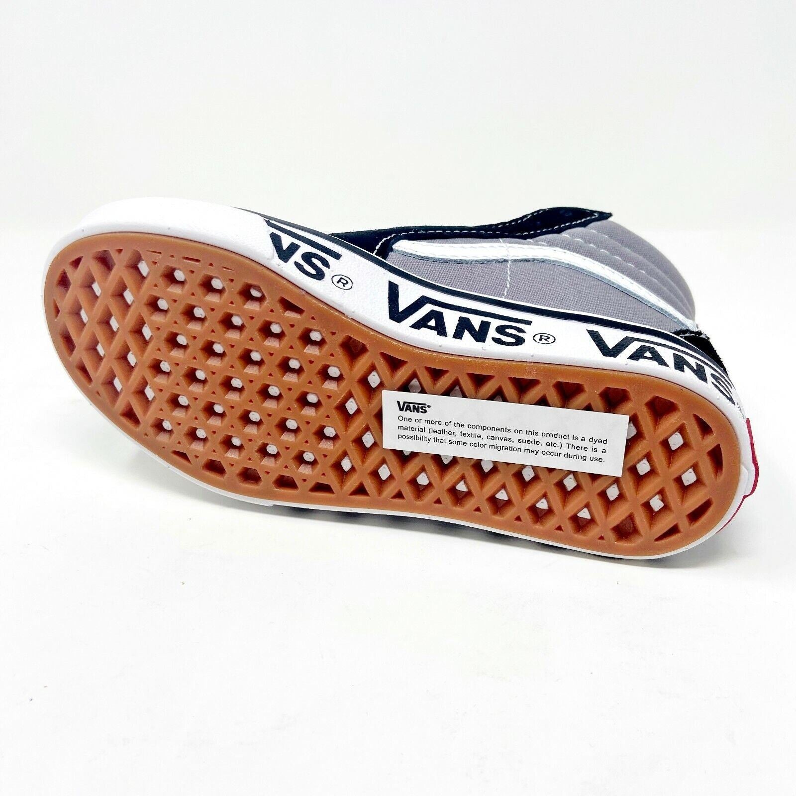 Vans Sk8 Hi Comfycush (Tape Mix) Black Frost Grey Kids Casual Shoes