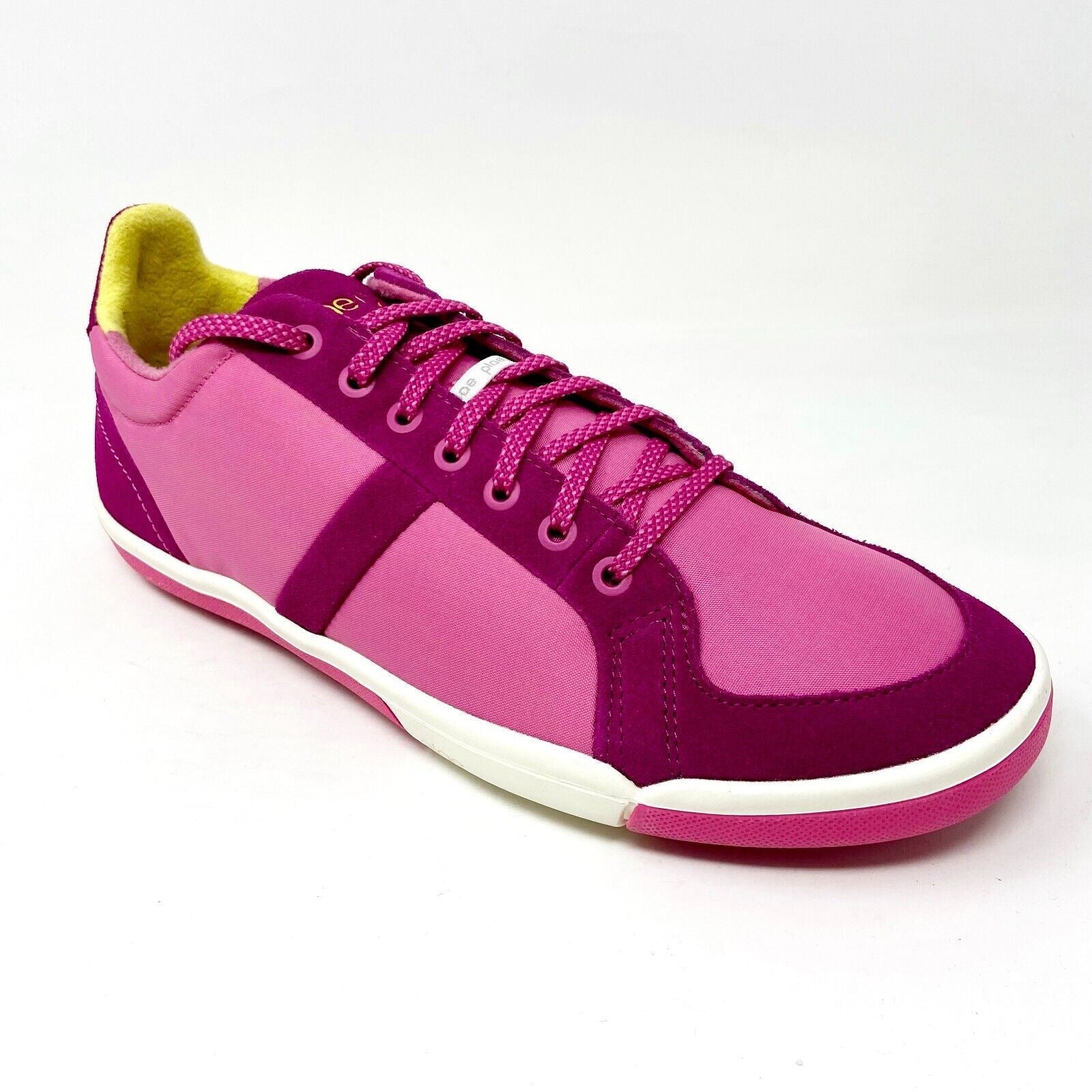 Plae Prospect Electric Fuchsia Pink Mens Suede Comfort Sneakers 553010 639