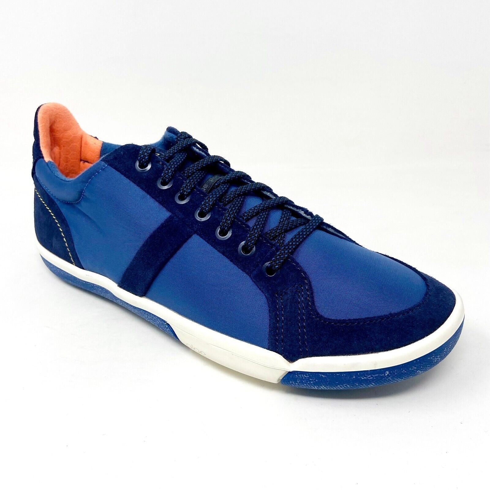 Plae Prospect Denim Navy Blue Mens Comfort Suede Casual Sneakers 553010 006