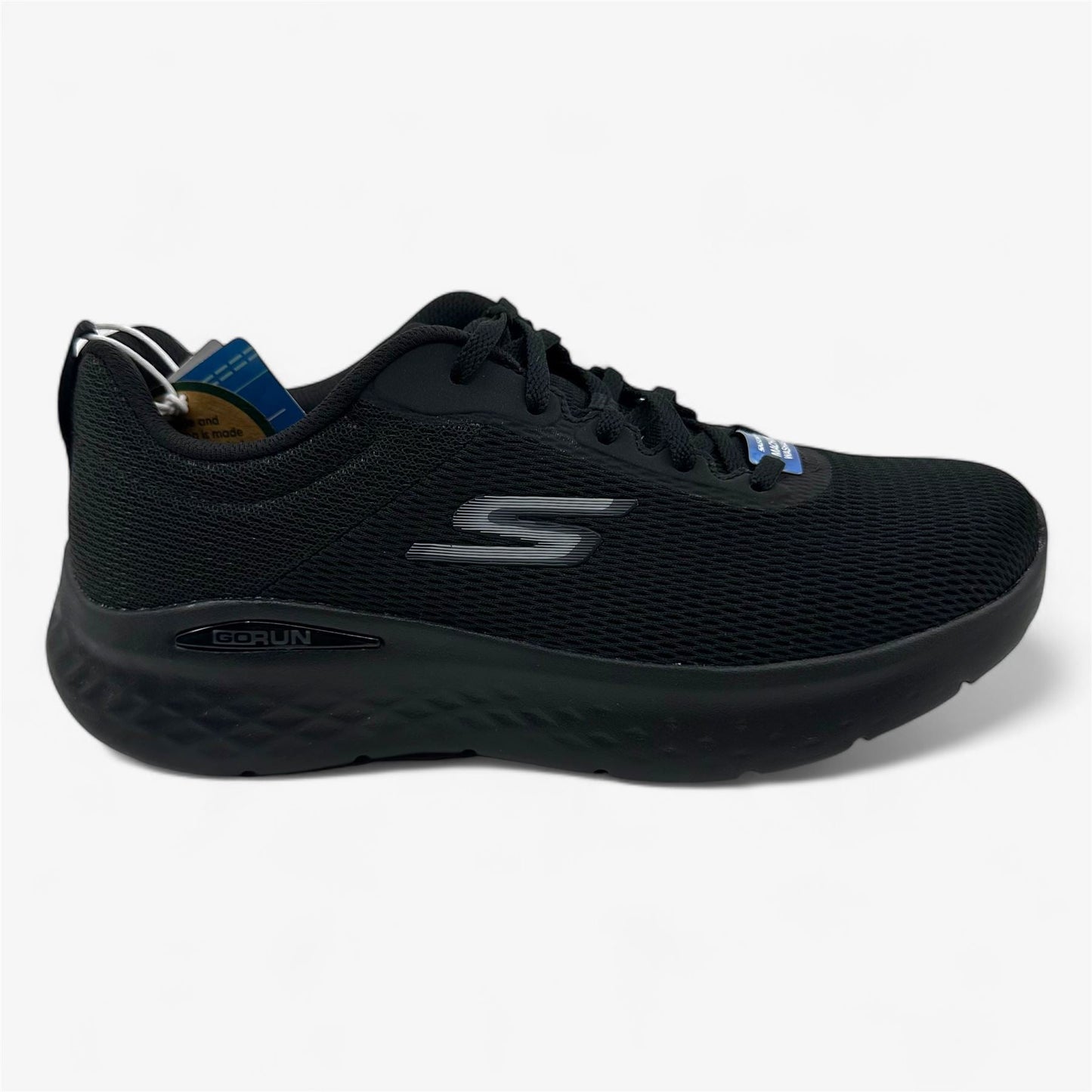 Skechers Go Run Lite Quick Stride Black Womens Athletic Sneaker