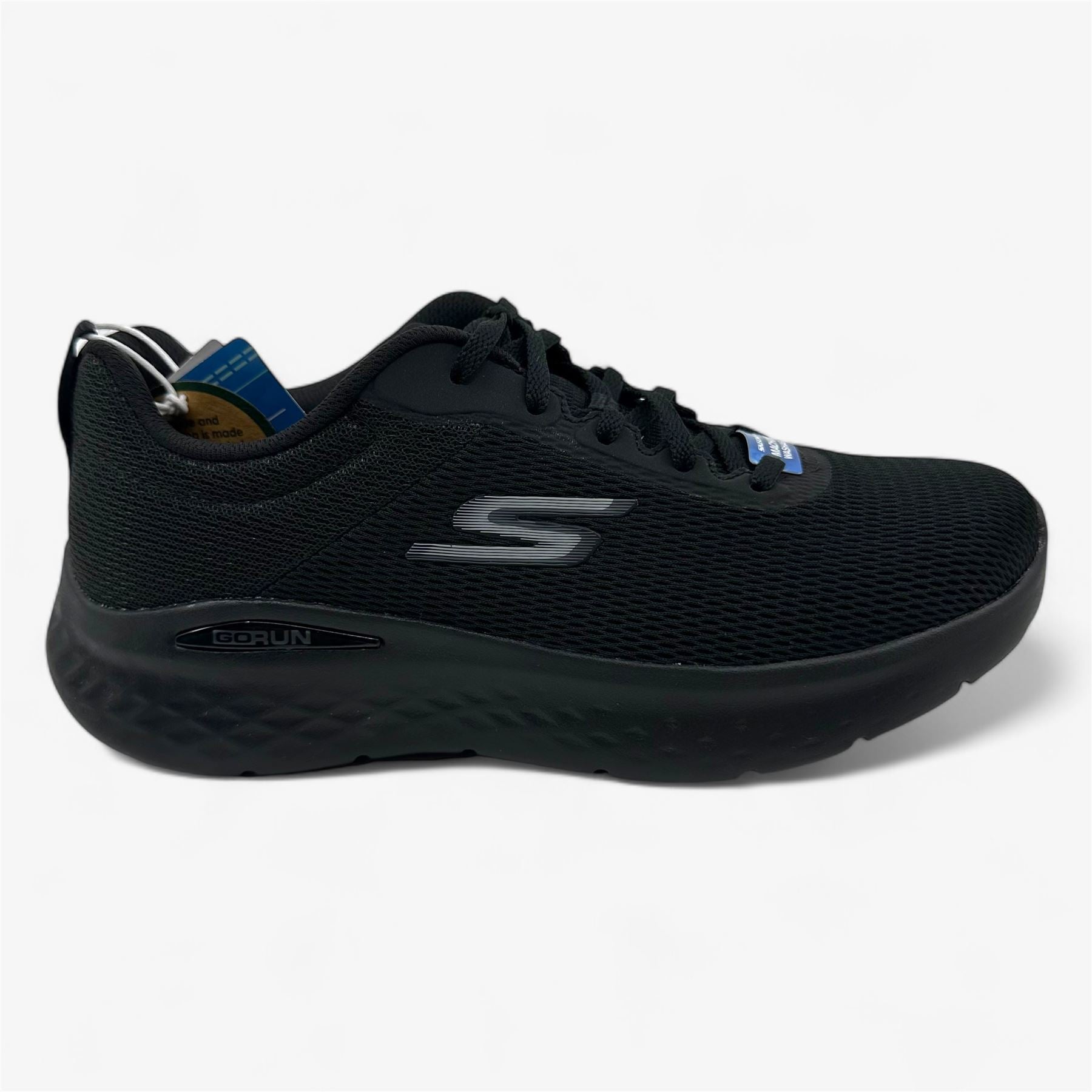Skechers Go Run Lite Quick Stride Black Womens Athletic Sneaker