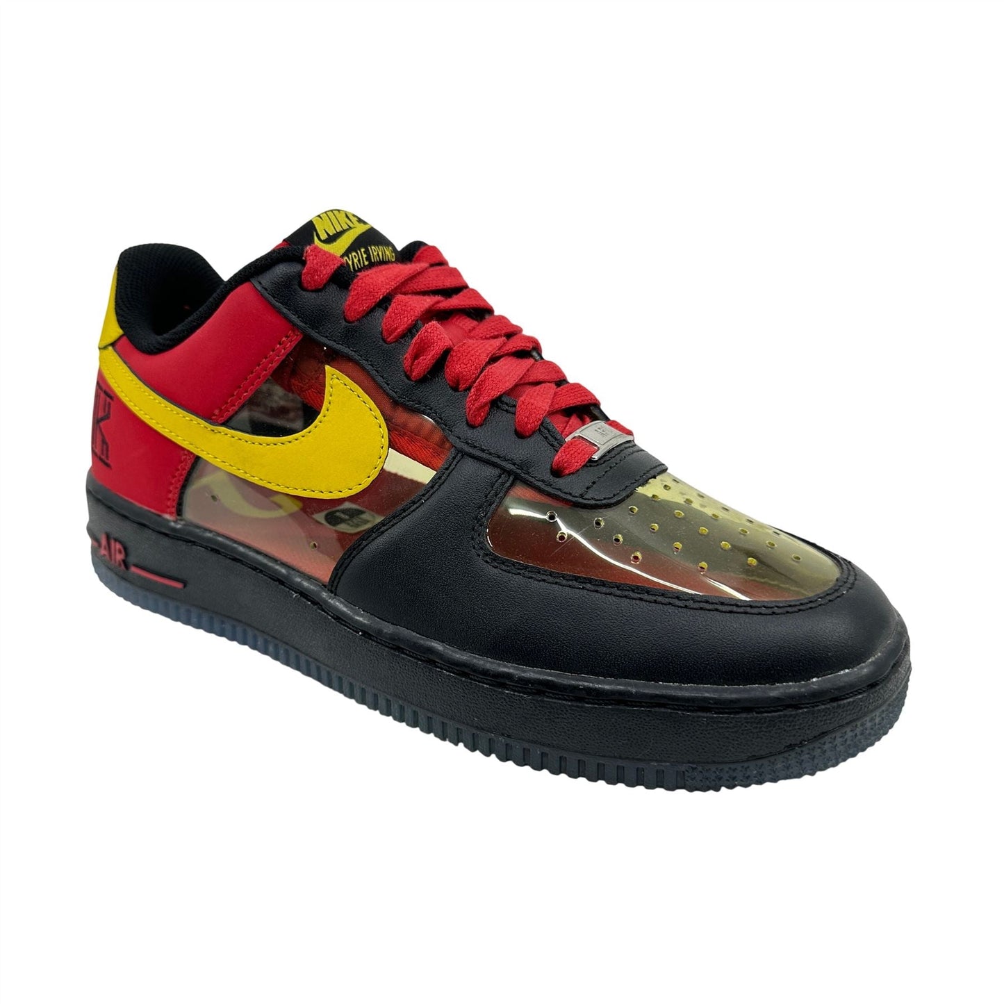Nike Air Force 1 CMFT Signature QS Black Yellow Red Mens Kyrie Irving Sneaker