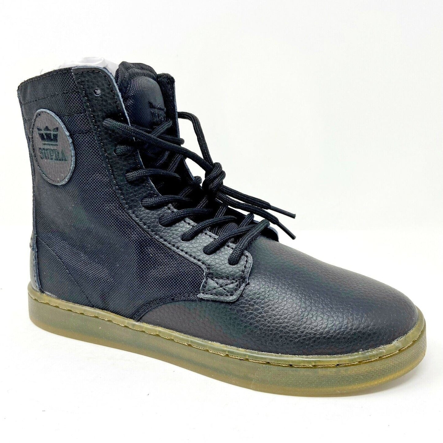 Supra Wolf Black Black Mens Size 7.5 Casual Sneakers S62006