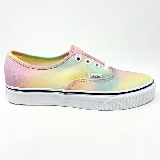 Vans Authentic (Aura Shift) Multicolor True White Womens Canvas Sneakers