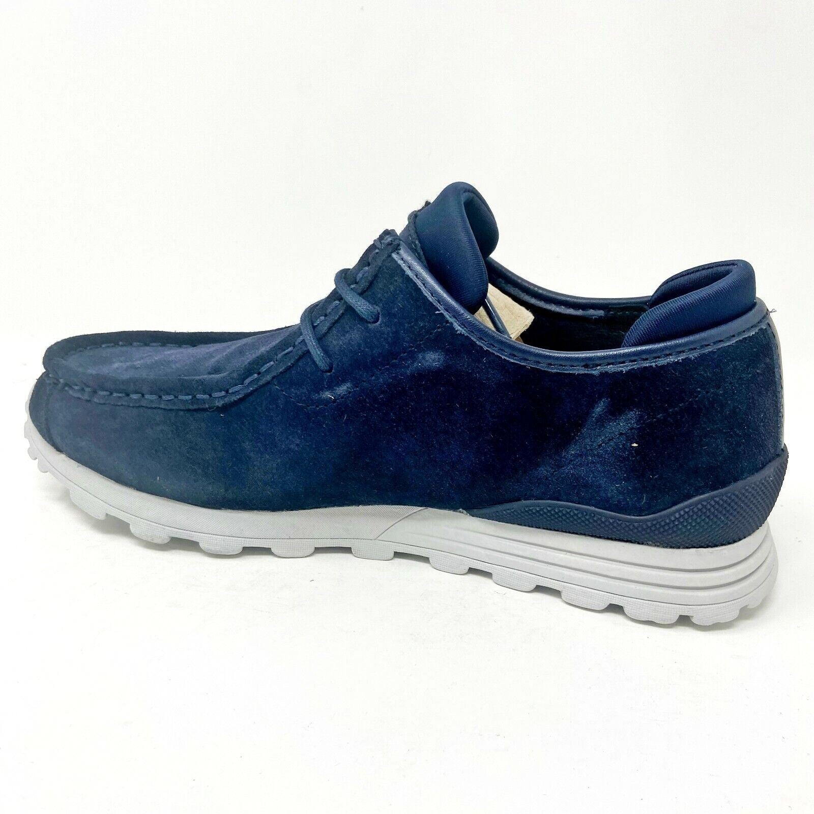 Clae Hopper Navy Suede Mens Low Top Casual Sneakers