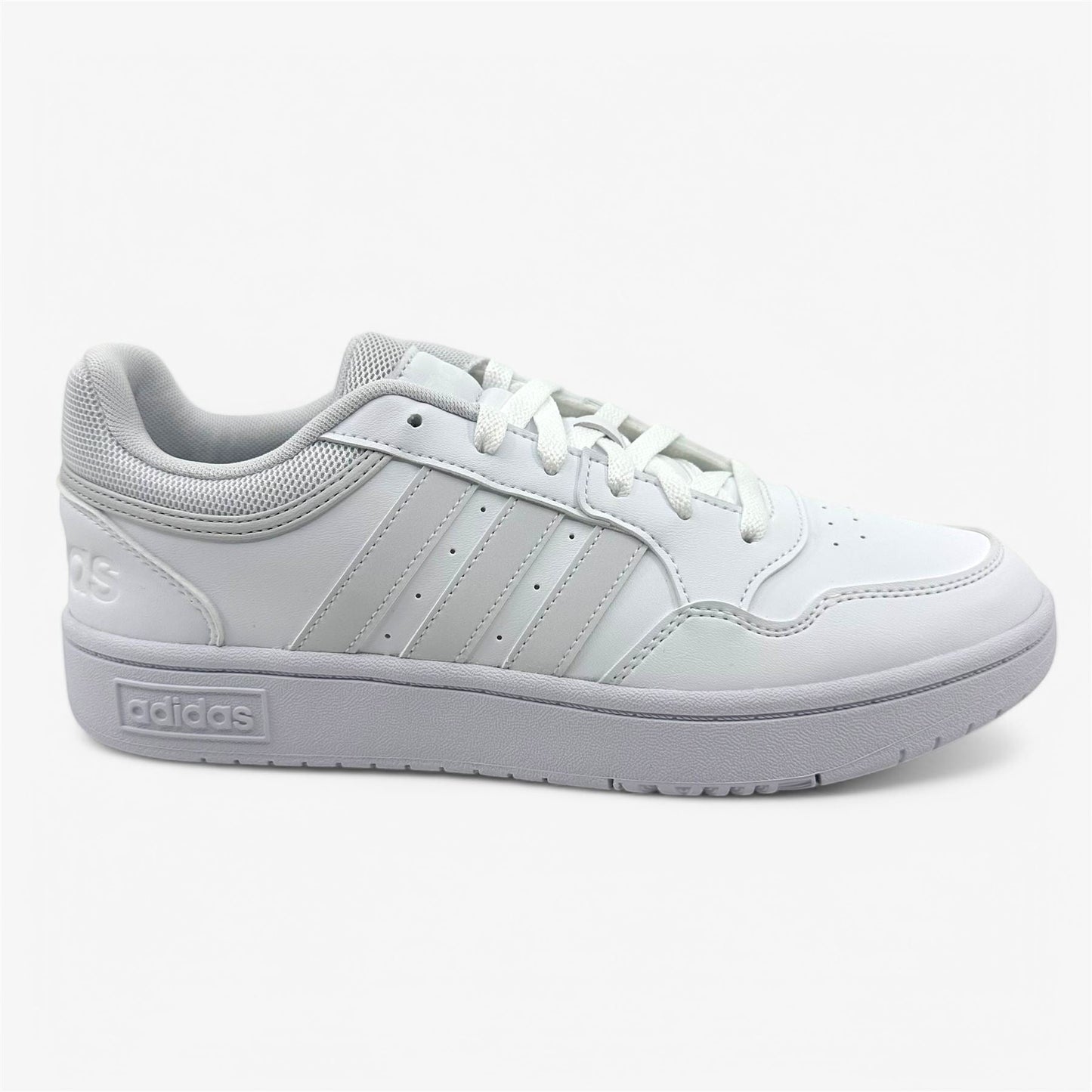 Adidas Hoops 3.0 Cloud White Dash Grey Womens Athletic Sneaker