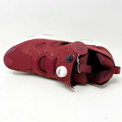 Reebok Instapump Fury SP Merlot Dark Red White Mens Basketball Sneakers AQ9802