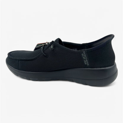 Skechers Go Walk Joy Idalis Black Womens Wide Athletic Sneaker