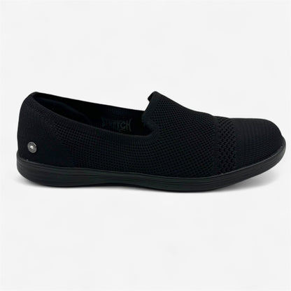 Skechers One The Go Dreamy Beaming Blacck Womens Casual Slip-On