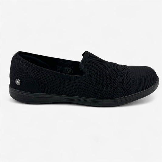 Skechers One The Go Dreamy Beaming Blacck Womens Casual Slip-On