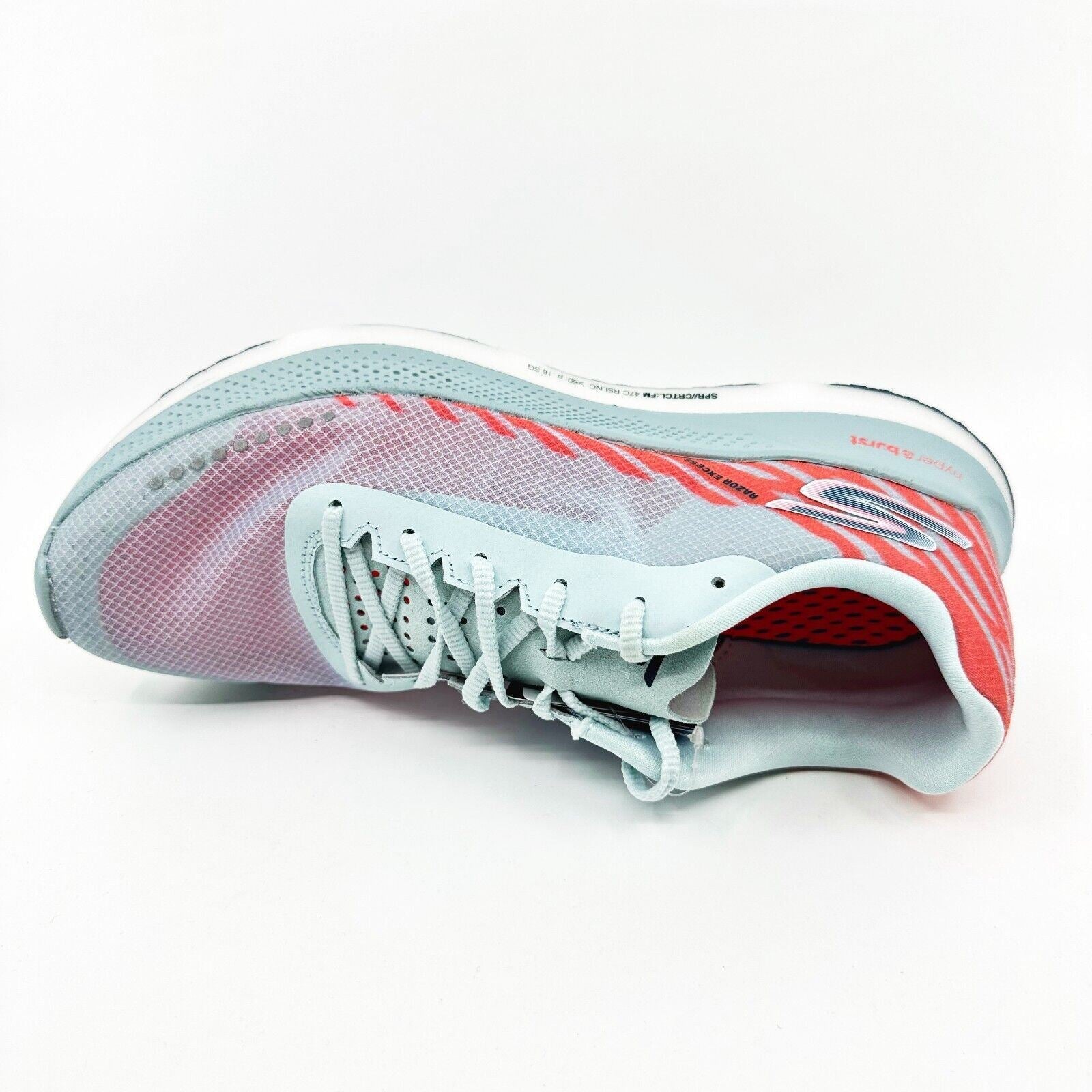 Skechers Go Run Razor Excess Slate Pink Womens Athletic Running Shoes