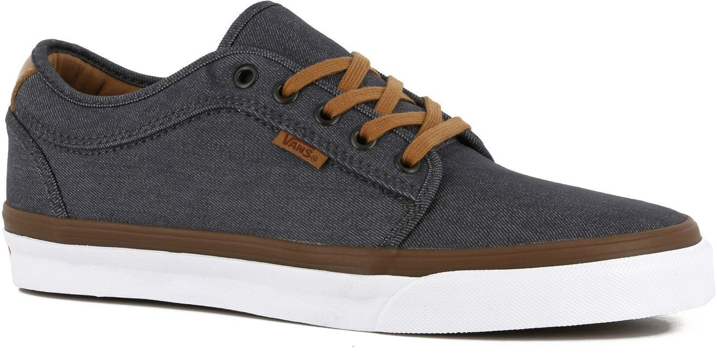 VANS Chukka Low (Denim) Pewter White Mens 7 Womens 8.5 Sneakers
