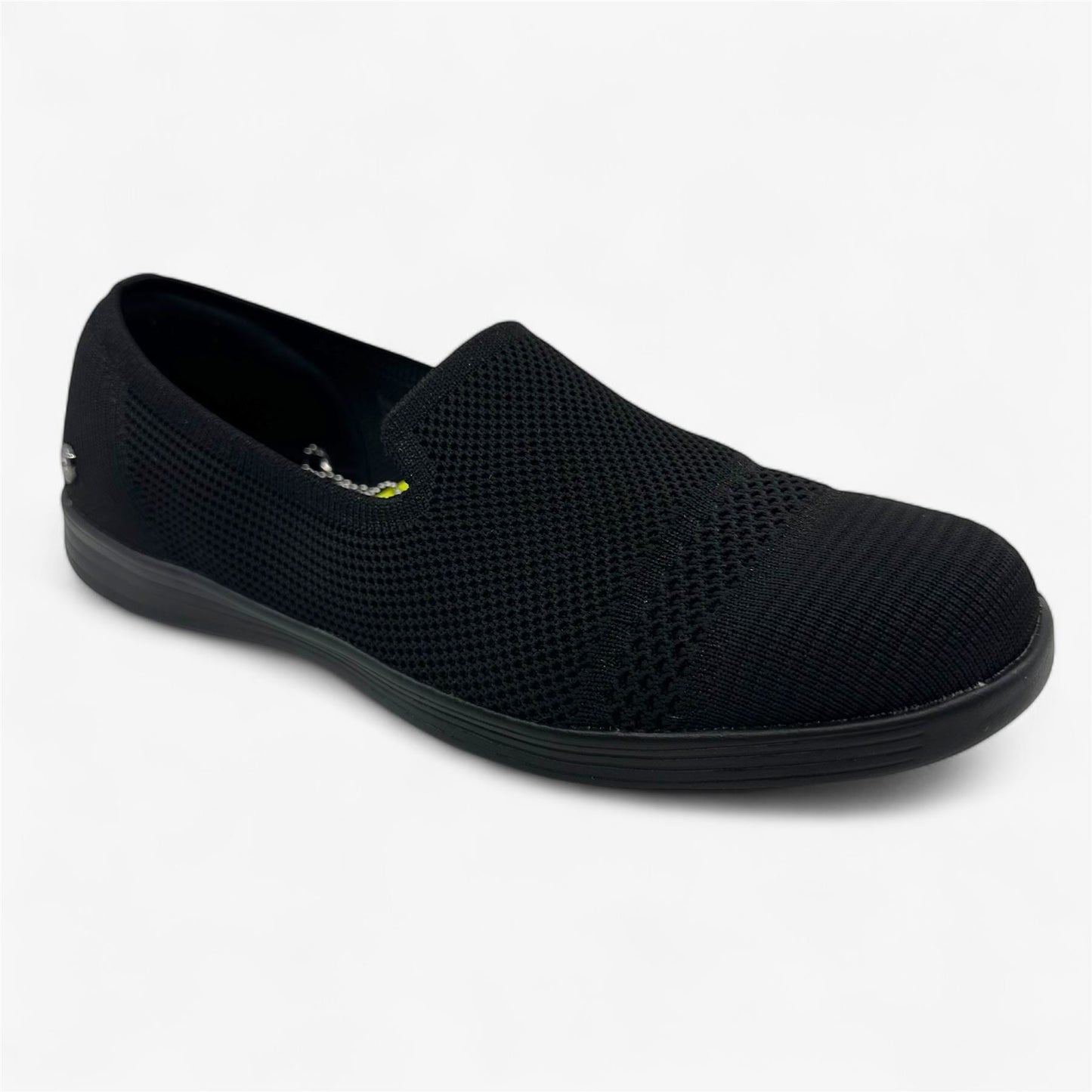 Skechers One The Go Dreamy Beaming Blacck Womens Casual Slip-On