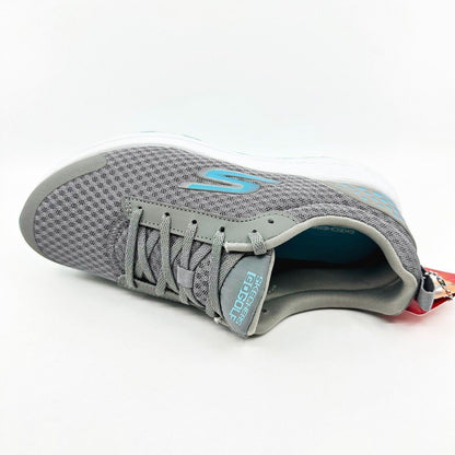 Skechers Go Golf Max Fairway 2 Gray Blue Womens Wide Spikeless Shoes
