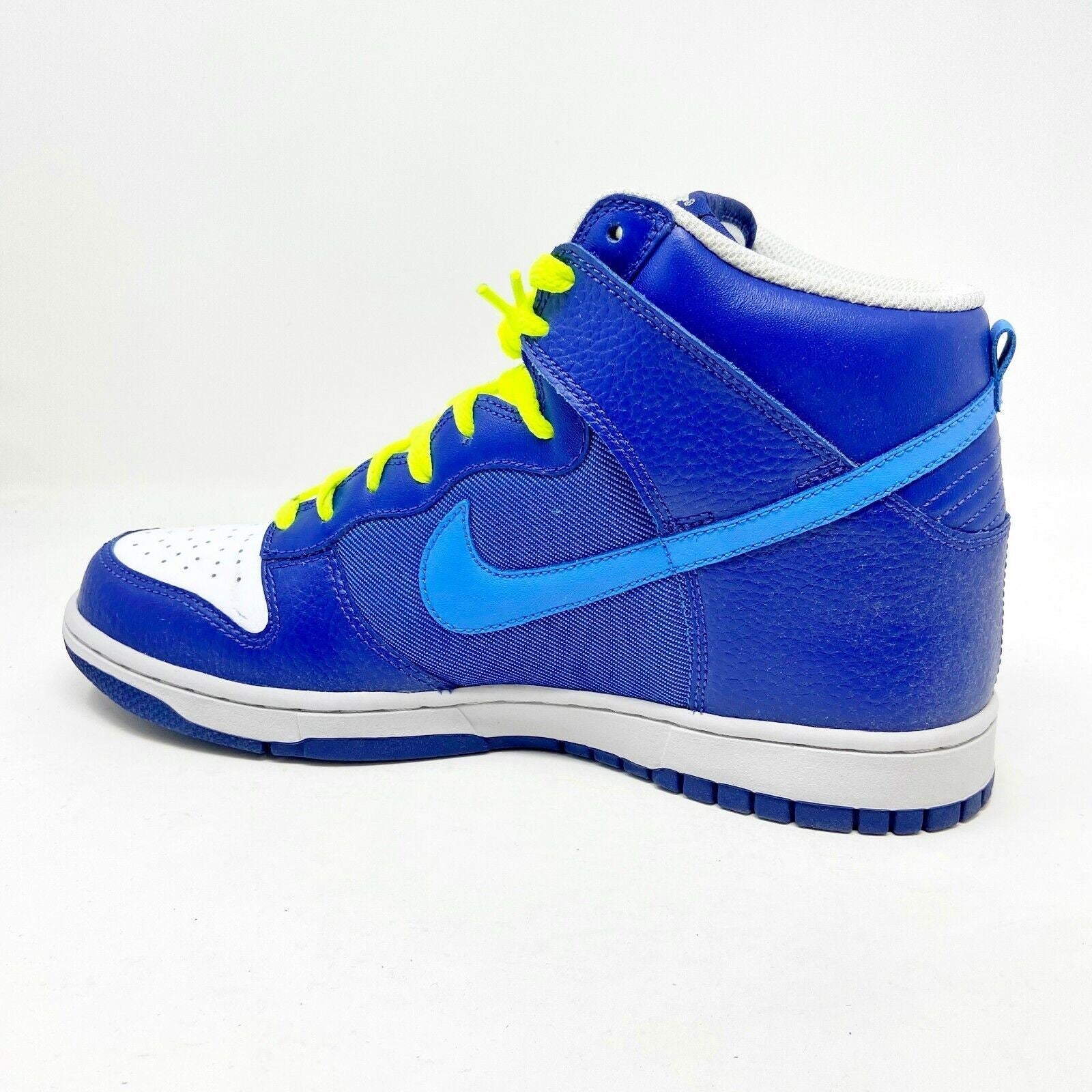 Nike Dunk High Varsity Deep Royal Blue White Mens Retro Sneakers 317982 403