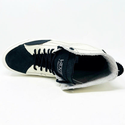 Vans Vault Taka Hayashi Sk8 Hi LX Black Marshmallow Leather Womens Size 6.5
