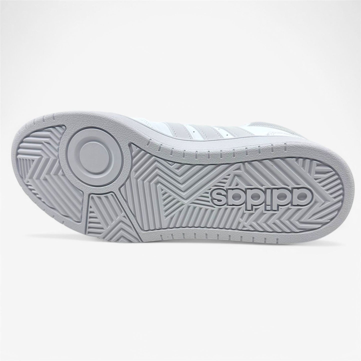 Adidas Hoops 3.0 Mid Cloud White Dash Grey Womens Athletic Sneaker