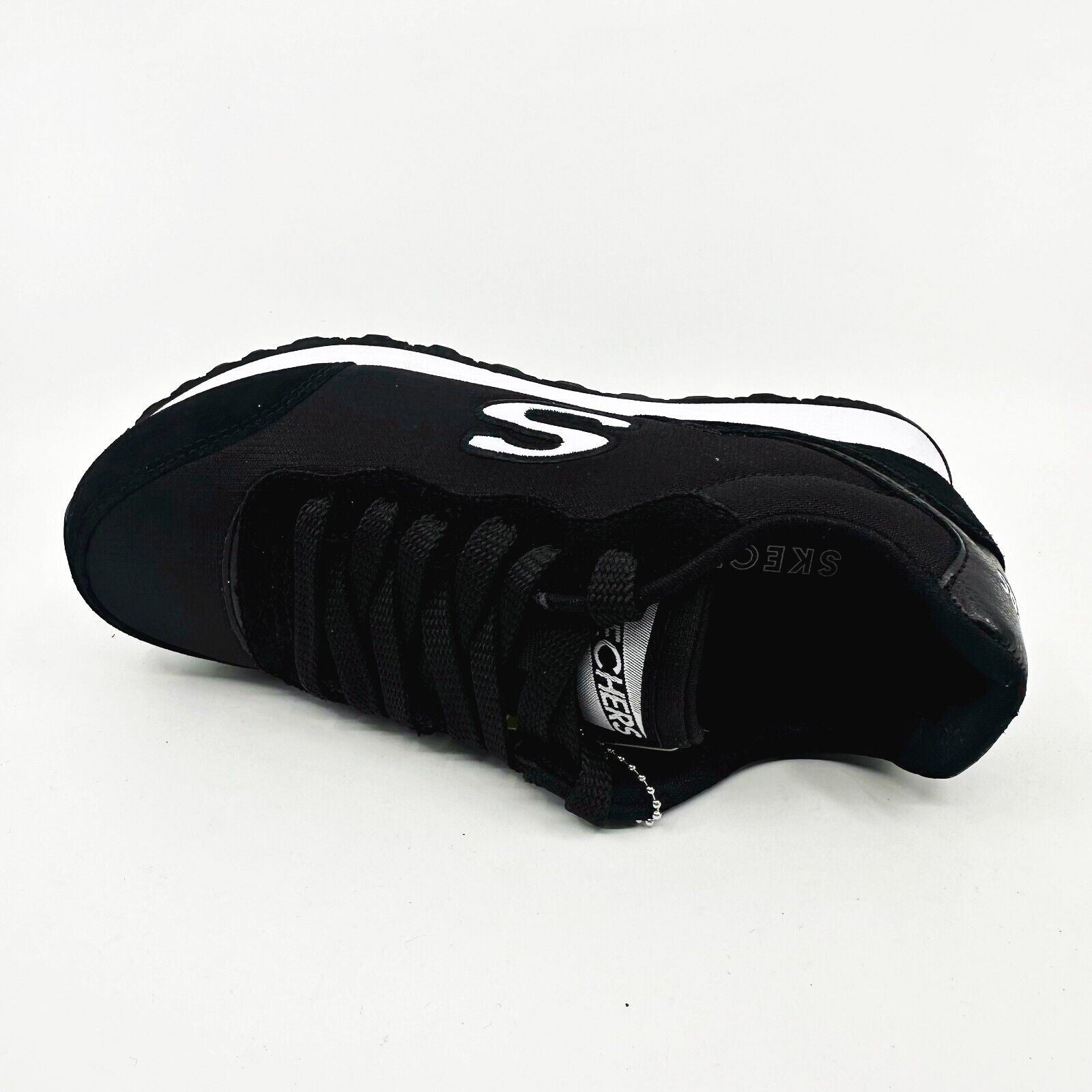 Skechers OG 85 Vibein Black White Womens Size 6.5 Athletic Sneakers
