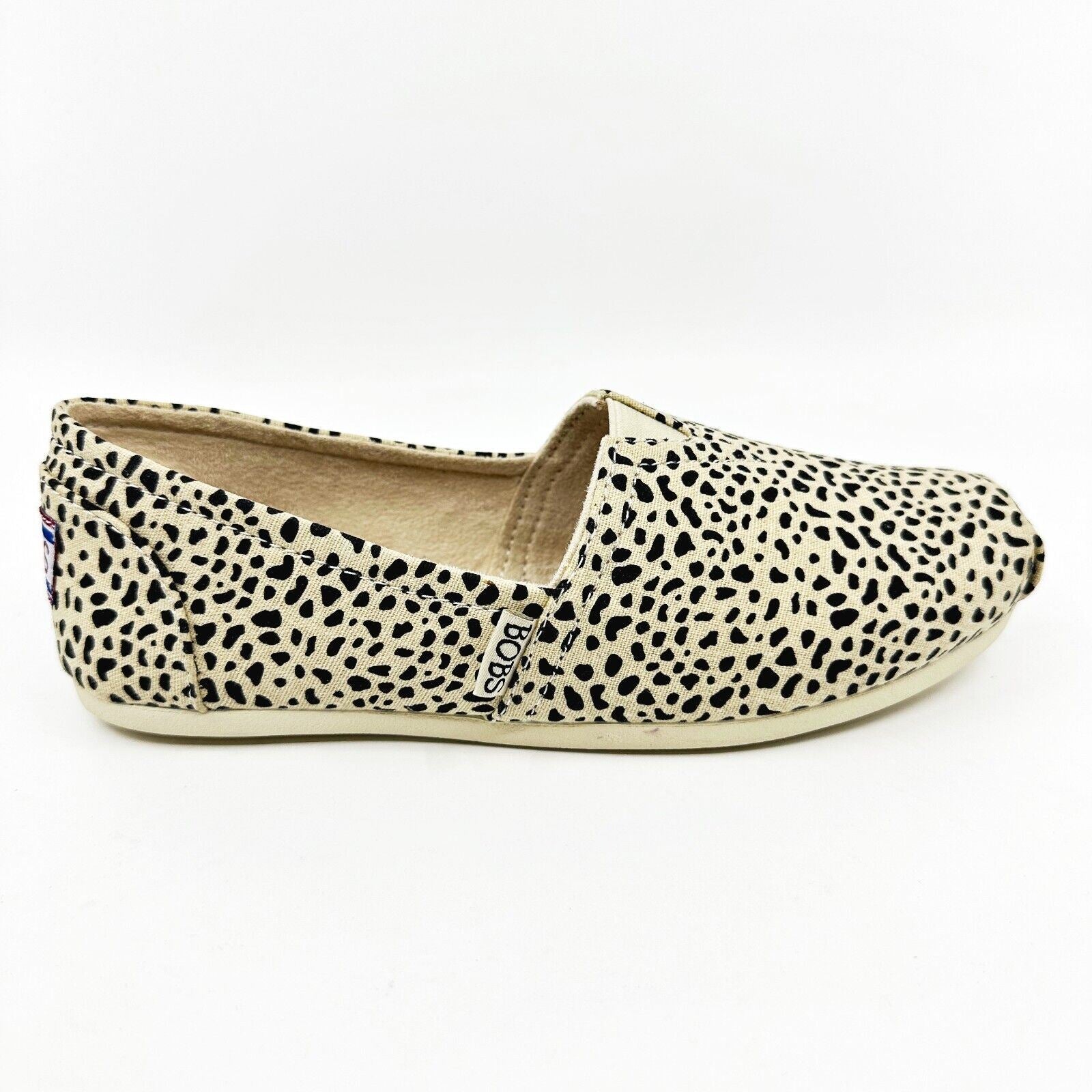 Skechers Bobs Plush Cat Queen Leopard Womens Sioze 6 Casual Flats