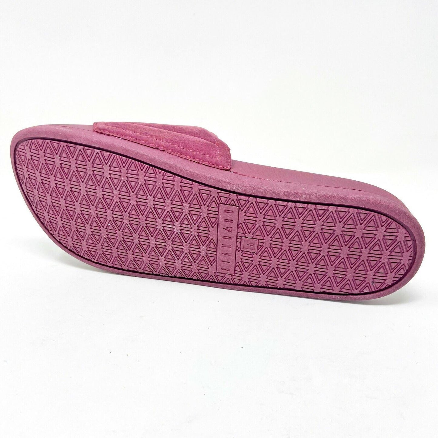 STNDRD Standard Los Angeles Monaco Suede Burgundy Mens Slide Sandals