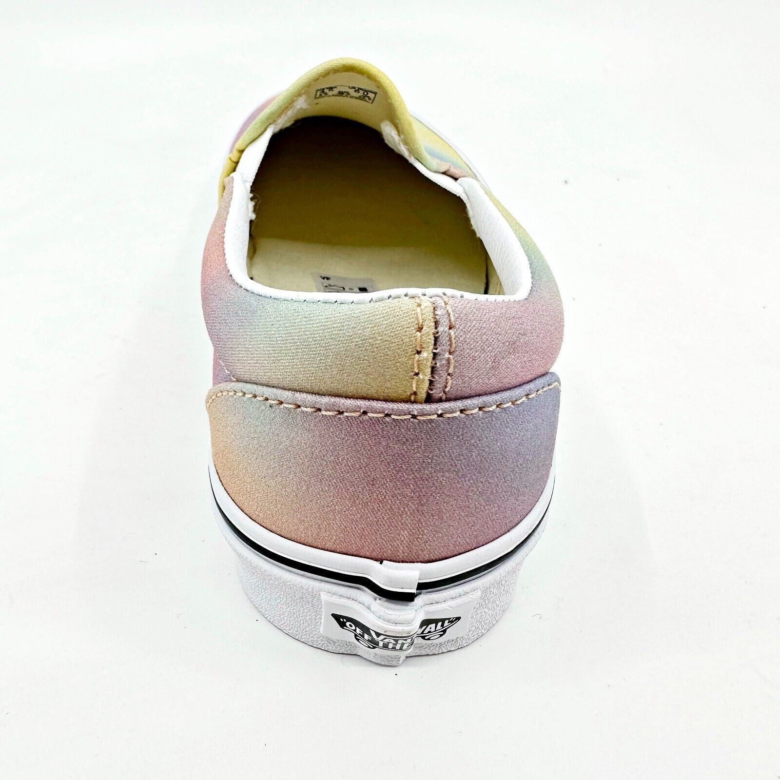 Vans Classic Slip On (Aura Shift) Multicolor True White Womens Size 6