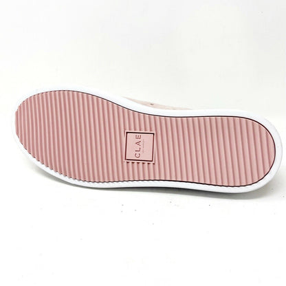 Clae Bradley Pink Mens Suede Premium Casual Sneakers