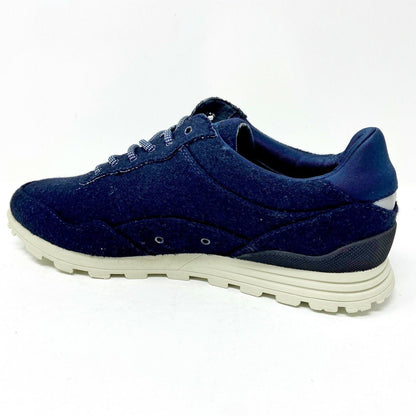 Clae Hoffman Deep Navy Wool Mens Size 10 Premium  Sneakers