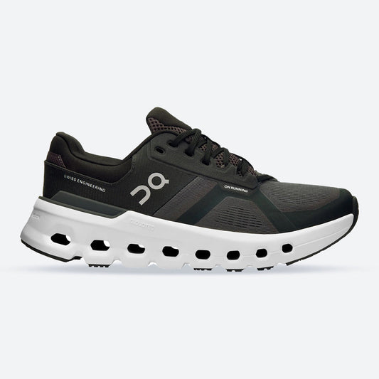 Women's Wide Fit On Cloudrunner 2 Training Shoes - Eclipse/Black