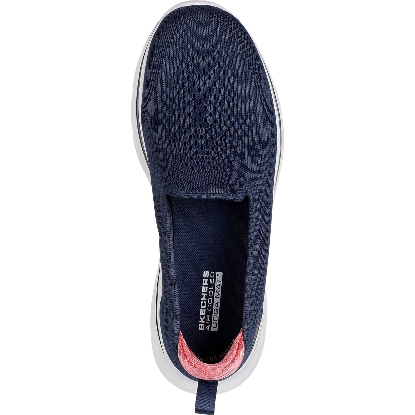 Women's Wide Fit Skechers 125208 Go Walk 7 Vina Shoes
