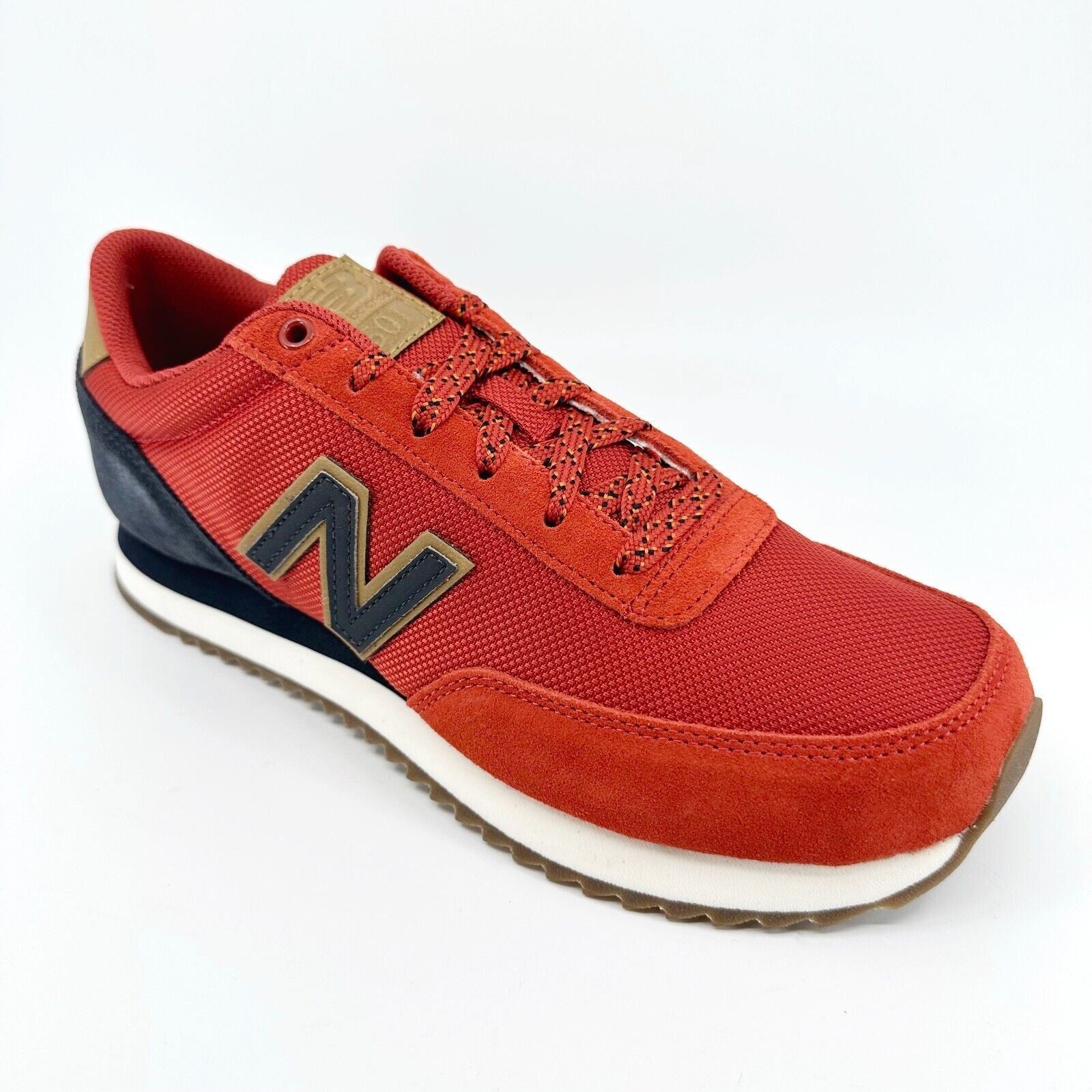 New Balance 501 Classics Retro Ripple Sole Red Navy Mens Sneakers MZ501WXA