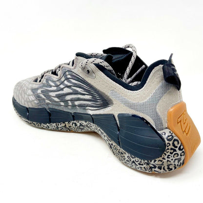Reebok Zig Kinetica II Grey Core Black Womens Shoes Running Sneakers FY7061