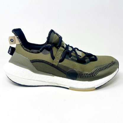 Adidas UltraBoost 21 x Parley Focus Olive Mens Size 8.5 Running Sneakers G55649