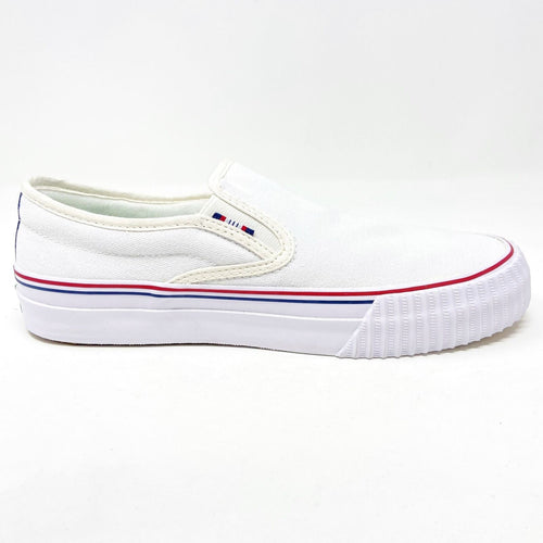 PF Flyers Center Slip On White Womens Shoes PM12OS2F