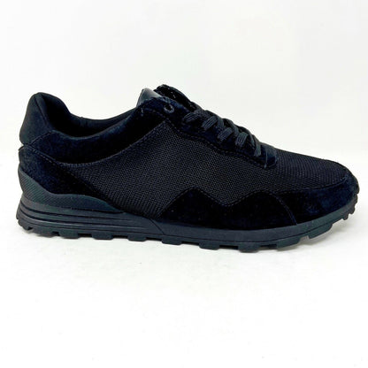 Clae Hoffman Triple Black Suede Mens Premium Casual Sneakers